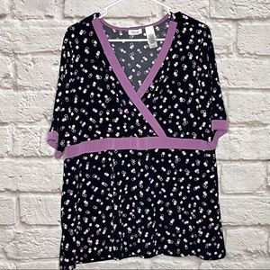 Liz & Co Top Blouse Women's Plus Size‎ 2X